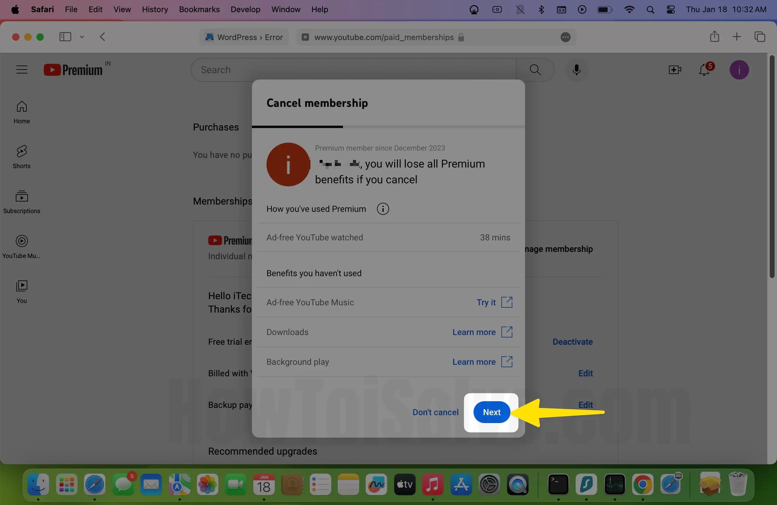 How to Cancel YouTube Premium on iPhone, Mac, ATV in 2024
