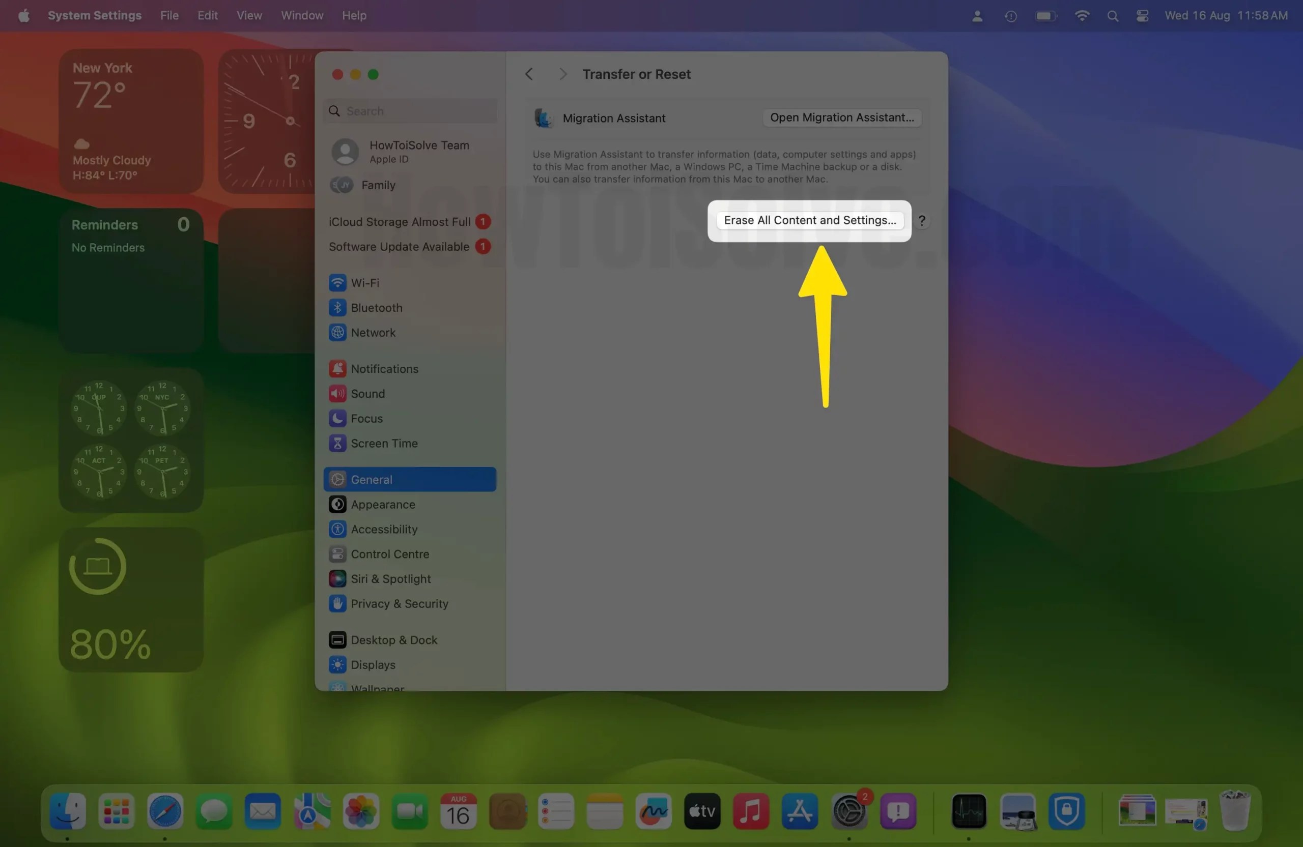 How to Factory Reset a MacBook or Mac (Sequoia/Sonoma, Ventura)