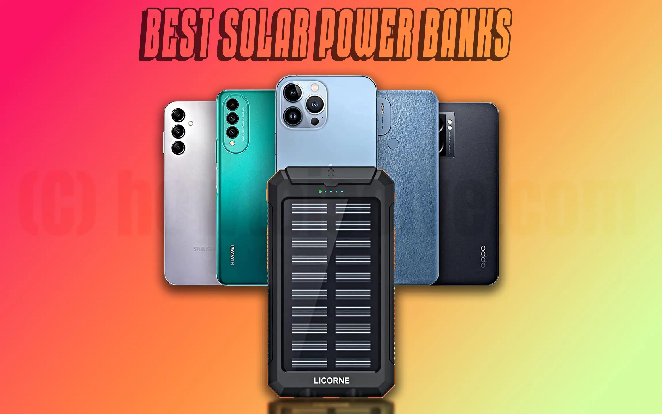Best Solar Power Banks For iPhone 14, 13 (Any iPhone) in 2023