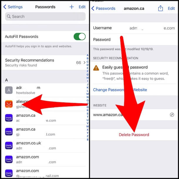How to Delete Saved Passwords on Safari  Browser
