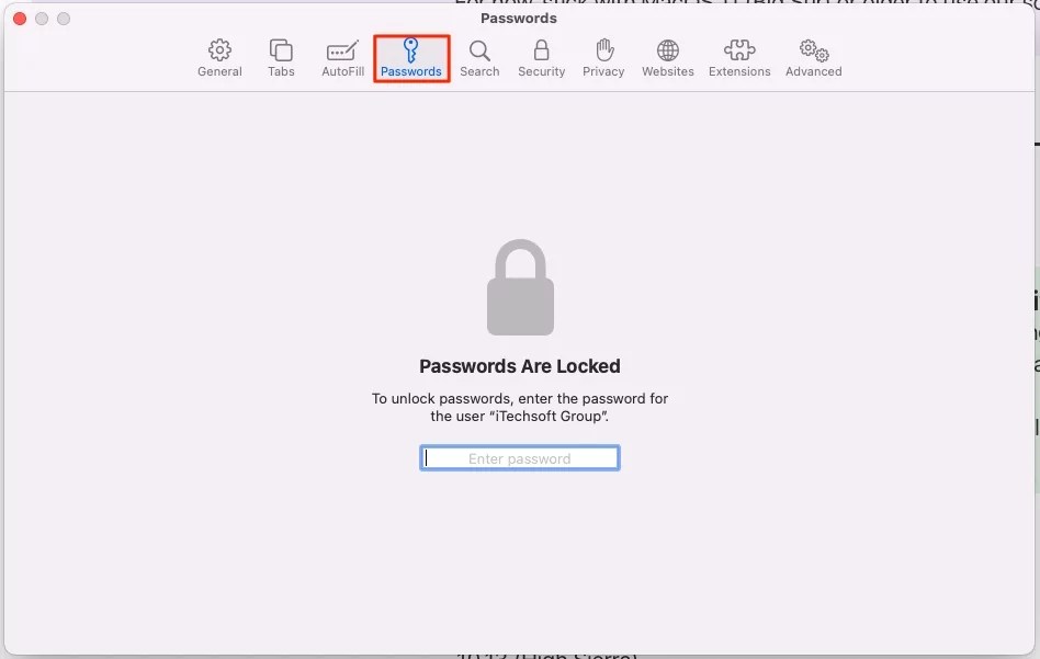 How to Delete Saved Passwords on Safari  Browser