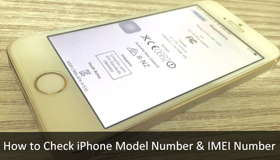 Alternate Ways to Check iPhone Model Number IMEI number