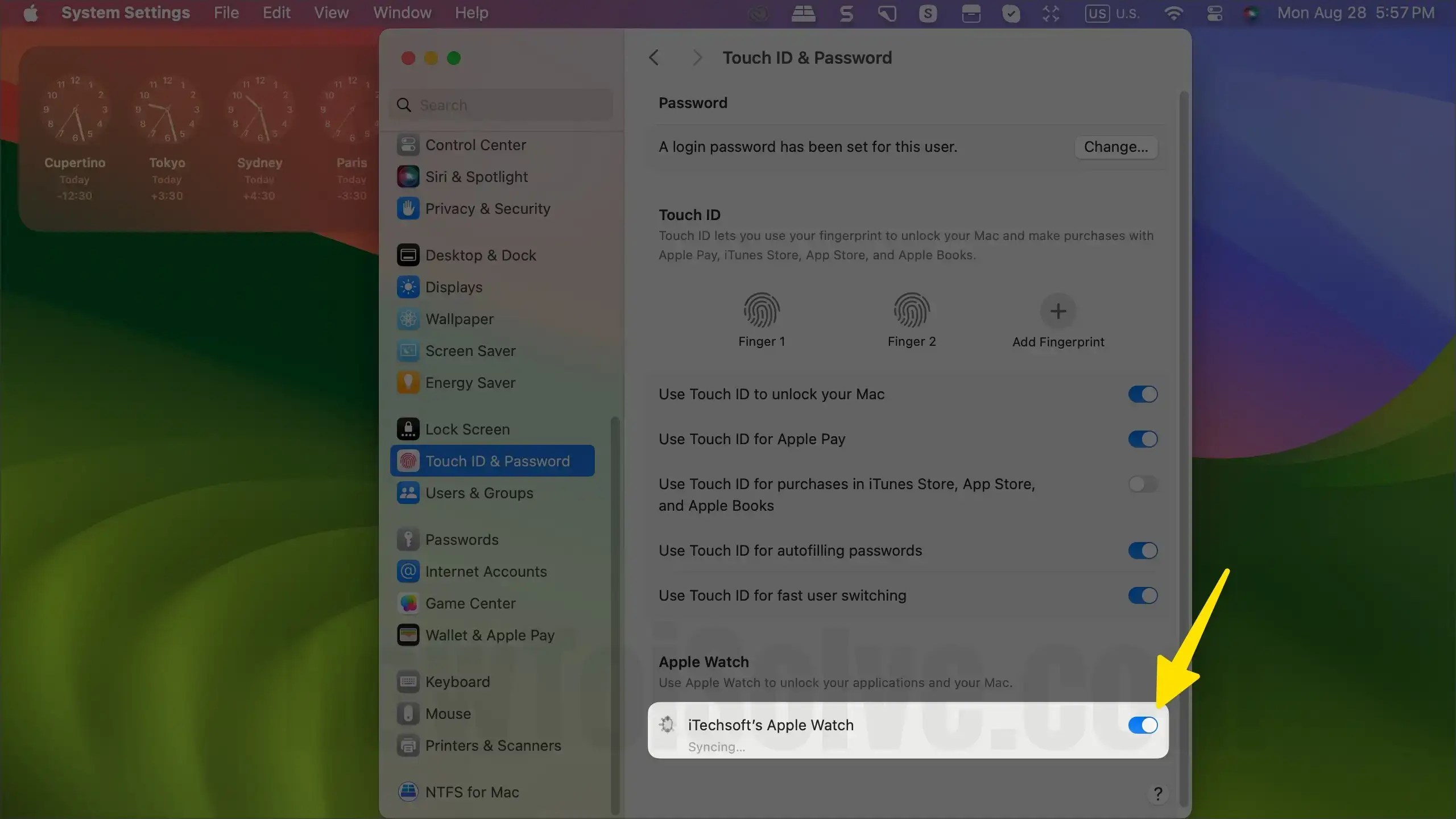 How to Unlock Your Mac With Apple Watch (macOS Sonoma)