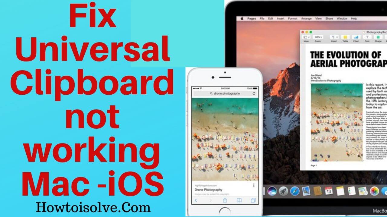 Fixed Universal Clipboard Not Working between iPhone and Mac