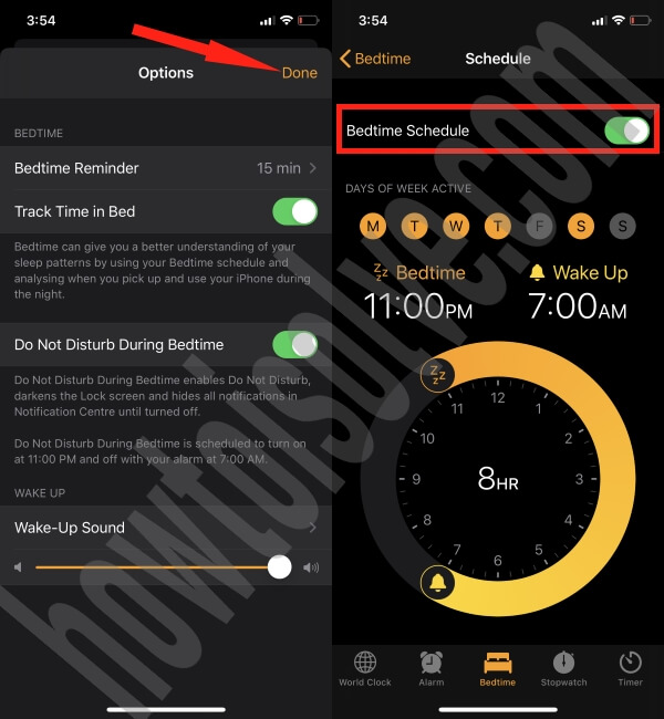 How to Delete & Setup Bedtime Alarm on iPhone, iPad Clock App
