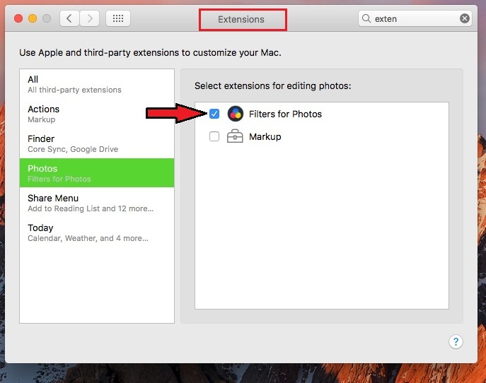 Install and Enable Photos Extensions on MacBook, Mac For Photo Editing