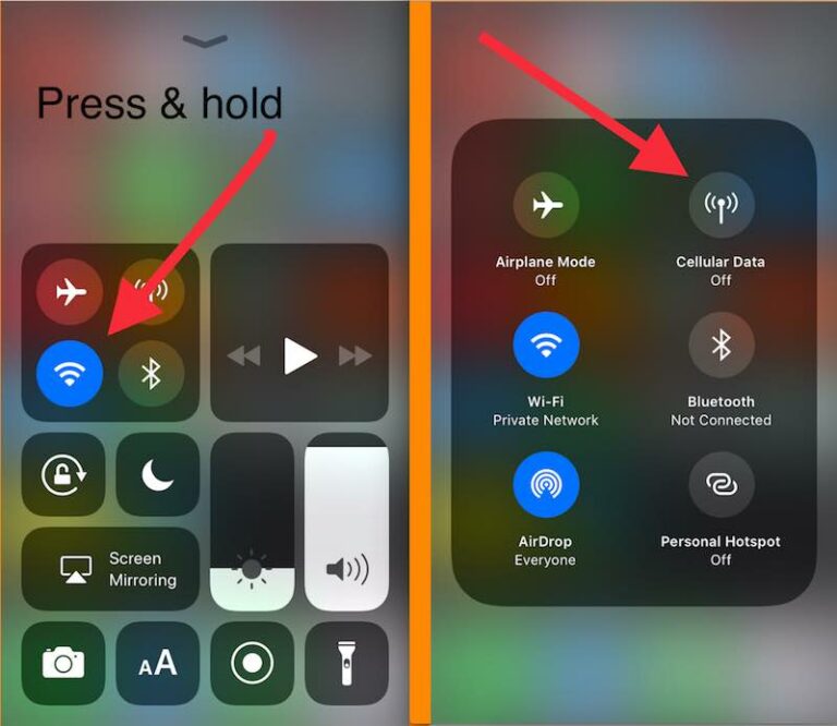 Create & Use Cellular/ Mobile Data Shortcut on iPhone Turn On/Off