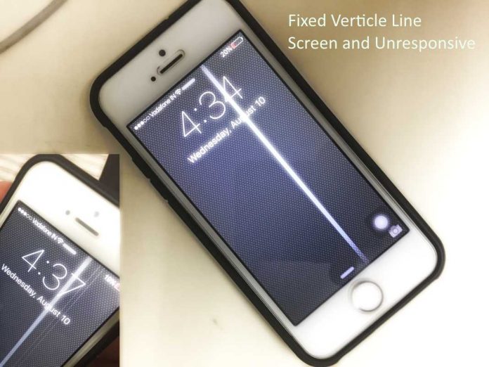 Fix Vertical Line on iPhone Screen and Unresponsive iPhone 5S/ 6