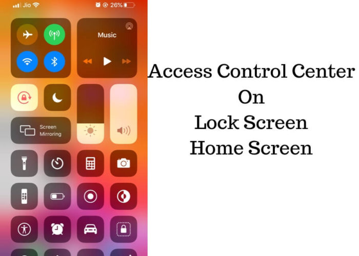 How to Disable Enable Control Center on lock screen iPhone 11 (Pro Max