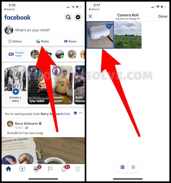 How to Share/Post 3D Photo or 360 Photo on iPhone Facebook, Twitter