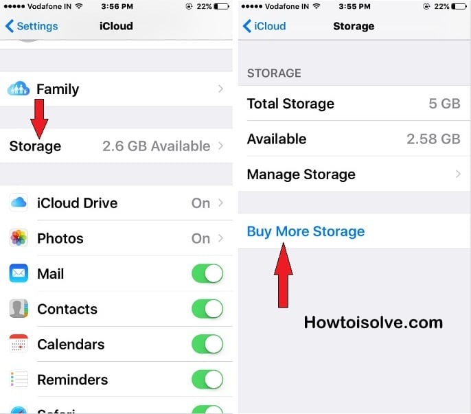 How to Buy more iCloud Storage on iPhone, iPad, iPod Touch