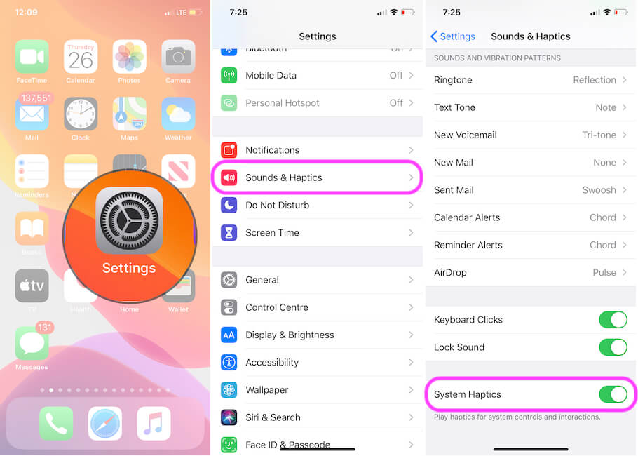 iOS 14 How to Enable/Disable Haptic Feedback on iPhone, iPad
