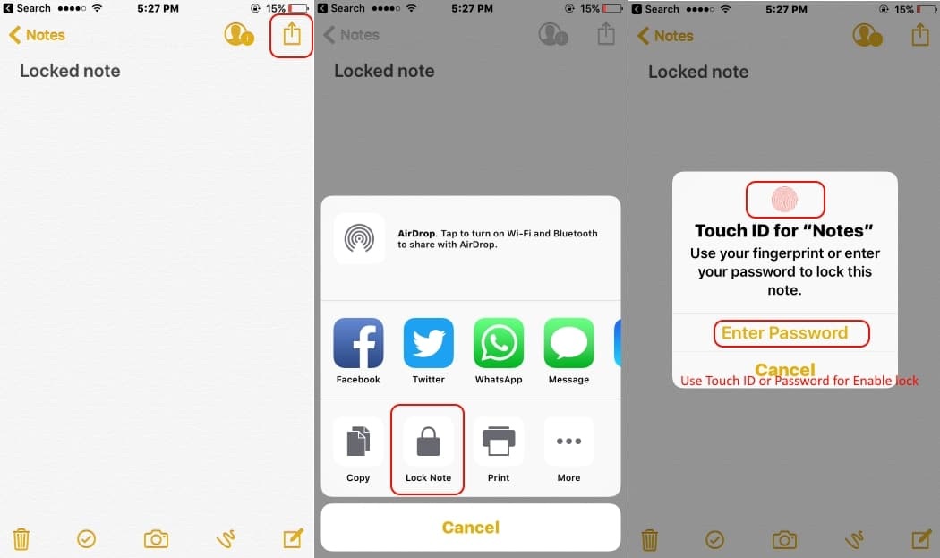 How to Lock Notes with Password on iPhone 12Pro Max,11Pro,7+,XR,X,6