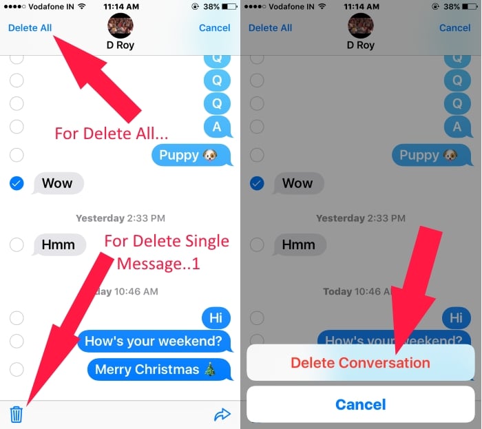 iOS 14 How to Permanently Delete iMessages on iPhone and iPad