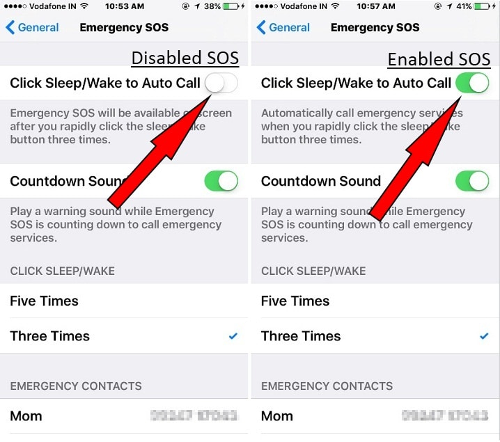 How to Use Emergency SOS on iPhone in iOS 11 & iOS 10 HowToiSolve