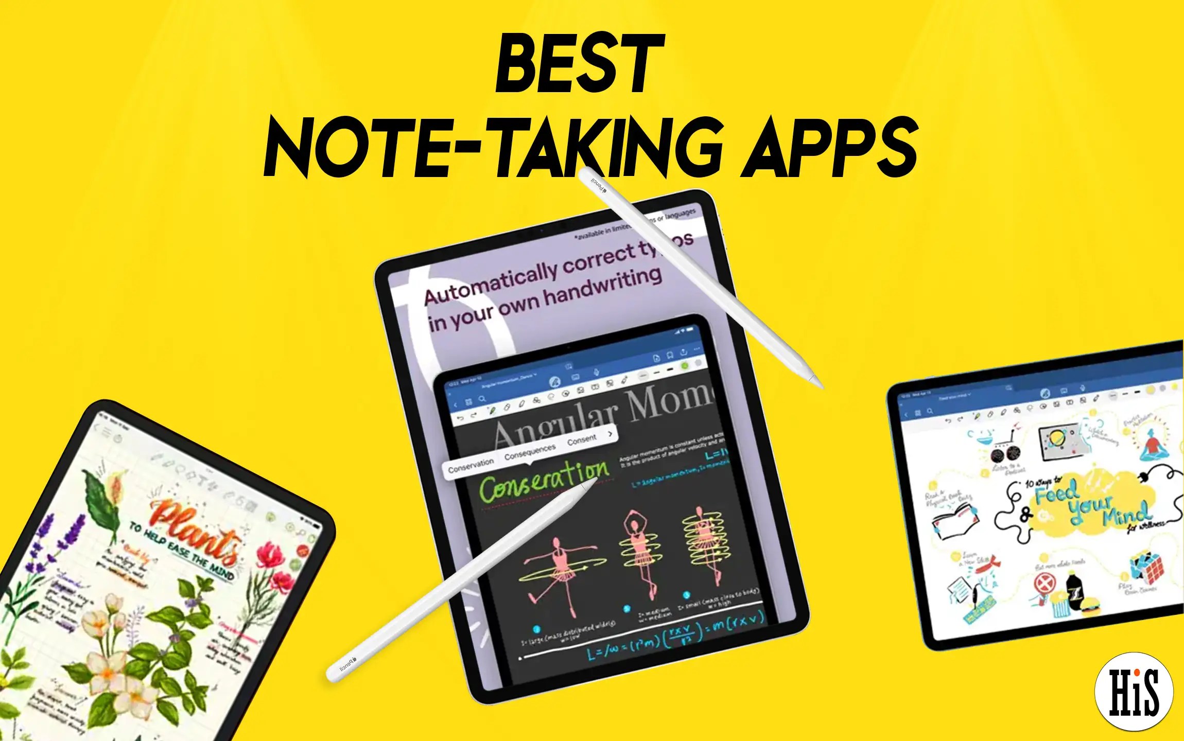 Best Note Taking Apps for Apple Pencil and iPad Pro