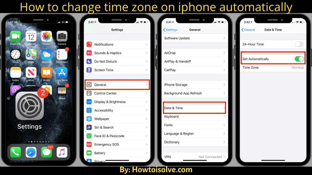 How to Change Date and Time on iPhone, iPad 1224 Hours/Military Time