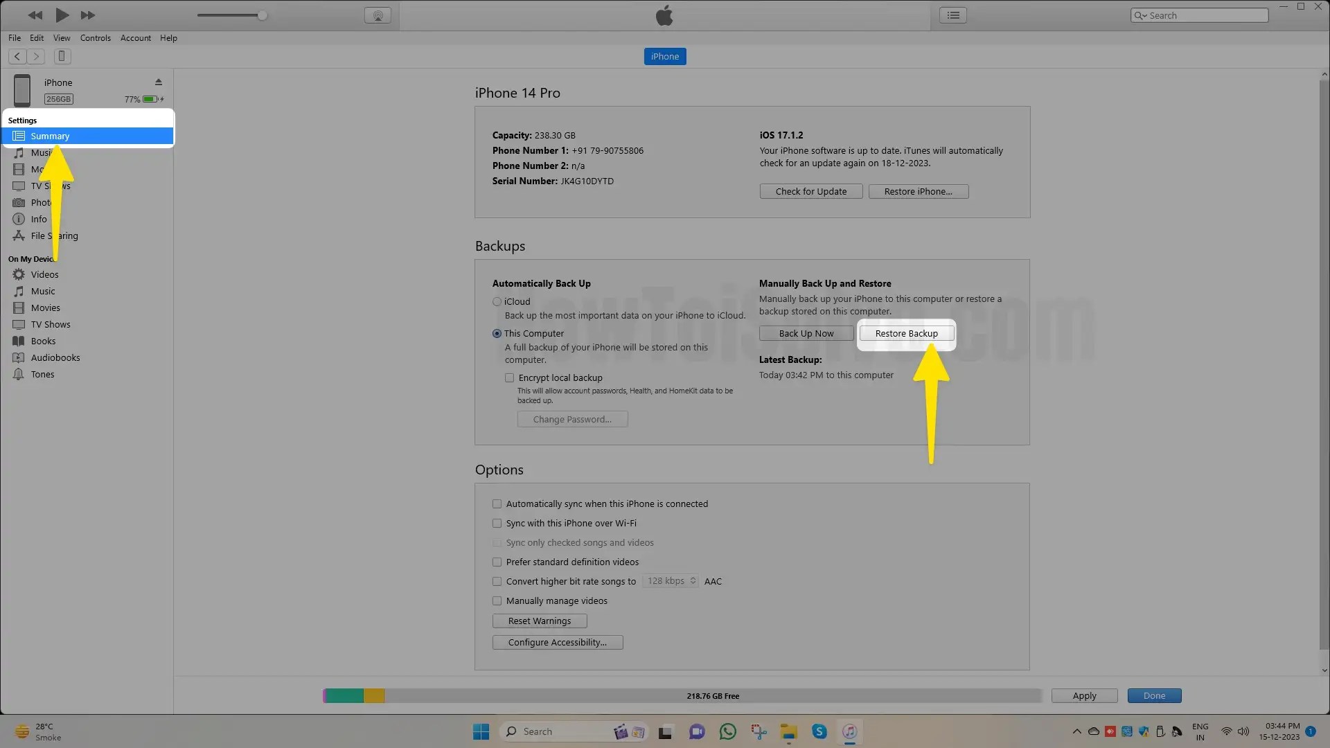 How to Restore iPhone from Old Backup Using iTunes or iCloud in 2024