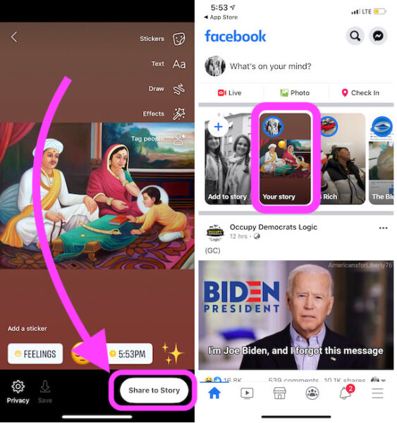 How to Use Facebook Stories on iPhone and iPad in 2024