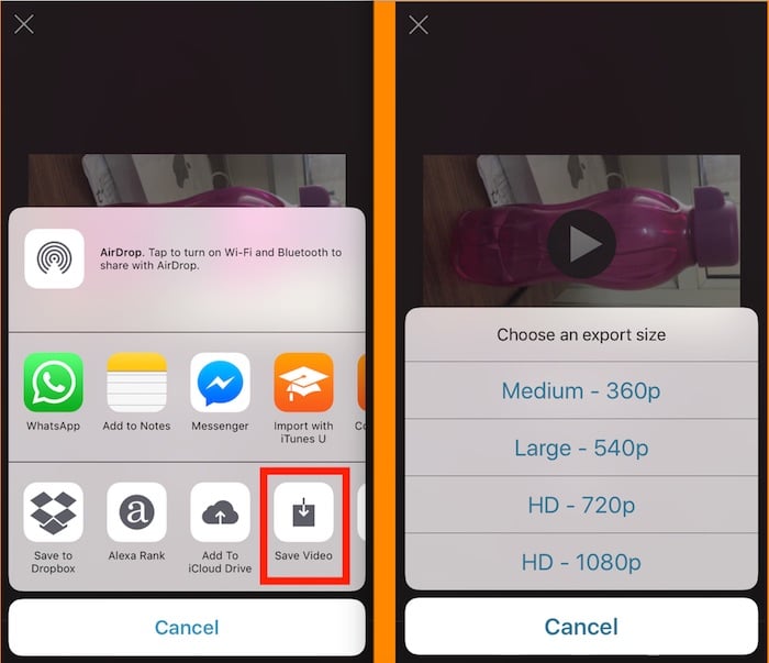 how do you rotate a recorded video on iPhone Without Apps
