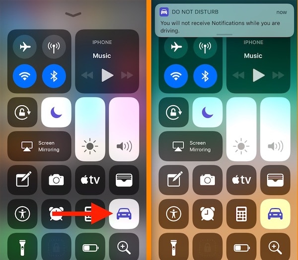 How to Disable/ Enable Do Not Disturb while Driving on iPhone Auto