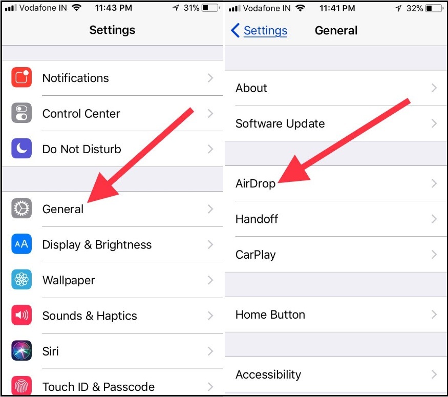 How To Turn On Airdrop On Iphone 7 Plus Settings