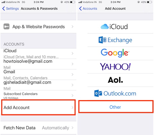 Adding email to iphone xr gawertru