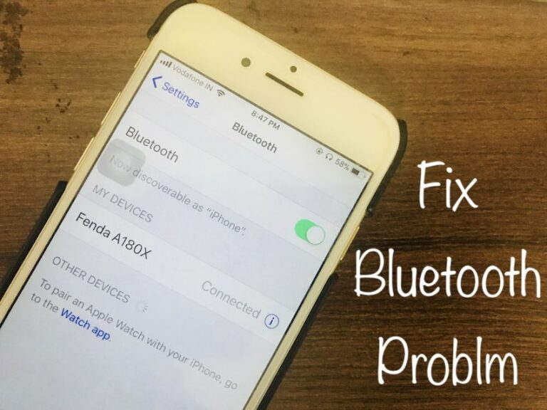 Fix iOS 14 Bluetooth Not Working on in car iPhone 11,12(Pro max),8,7,6S