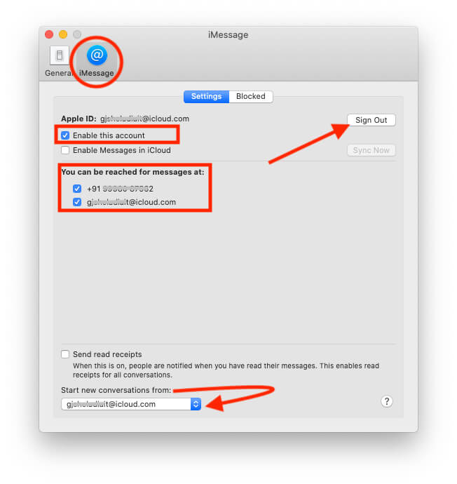 Sign out of messages on mac chickmusli