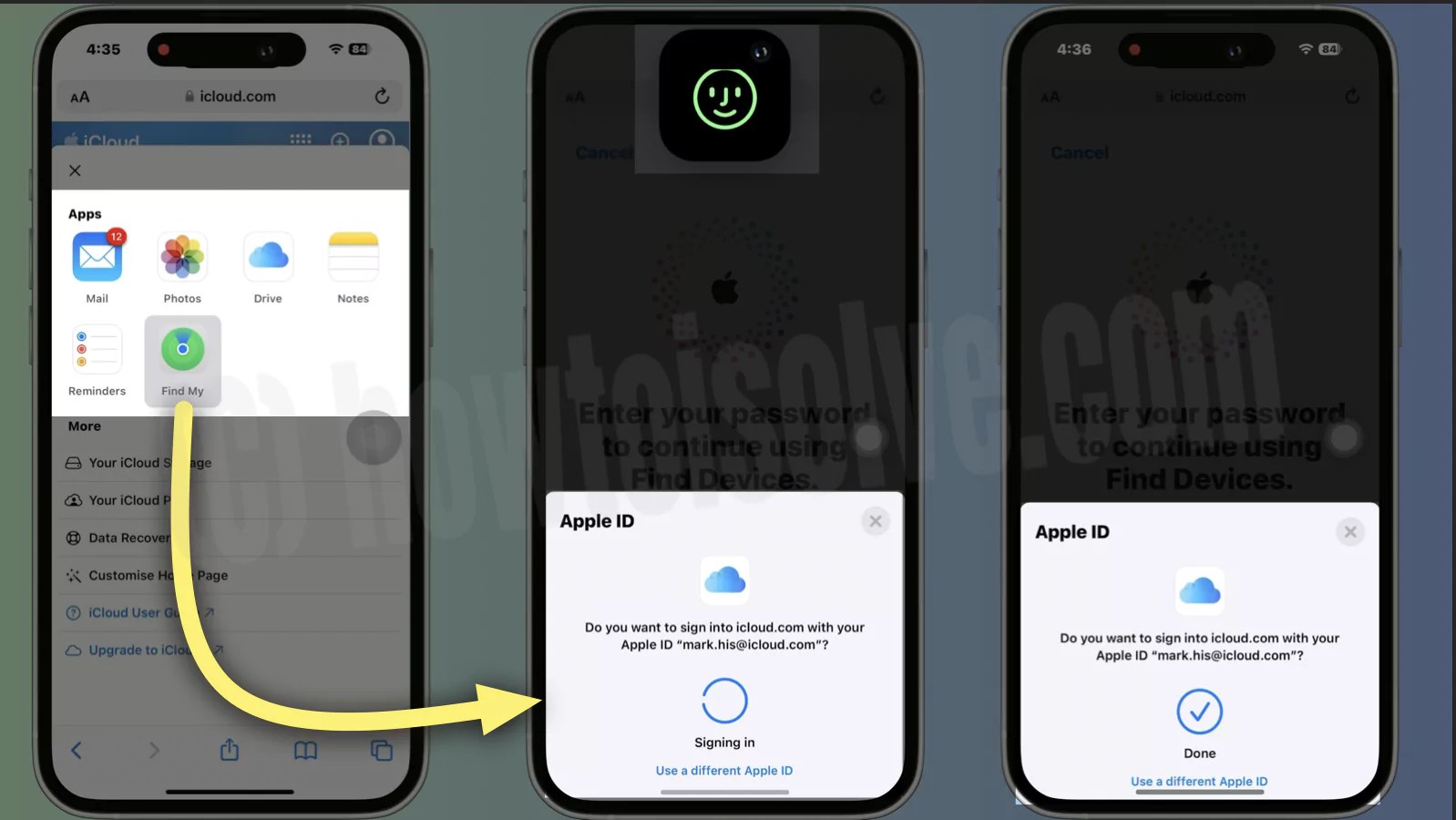 How to login to on iPhone, iPad in 2024