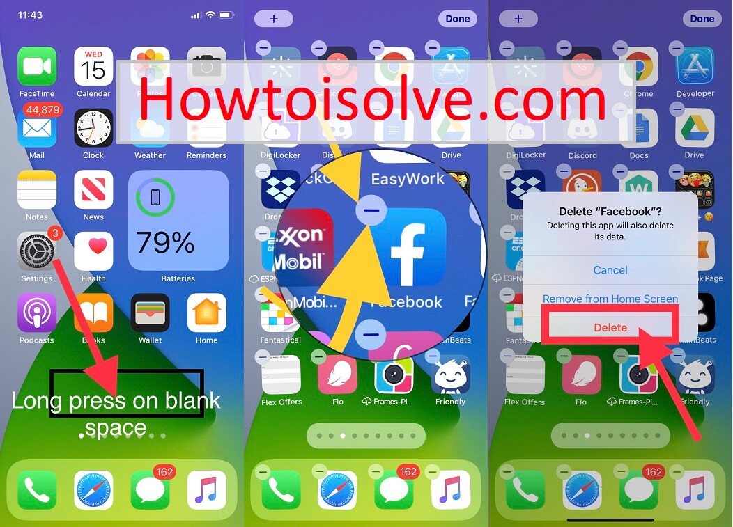 iOS 14How to Delete Apps on iPhone 12Pro,XR,11 Pro Max