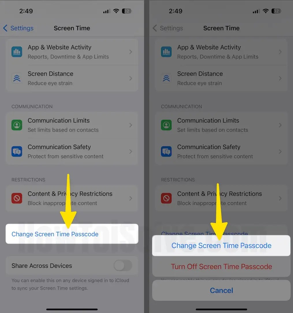 How to Delete Screen Time Data Usage on iPhone, iPad, Mac