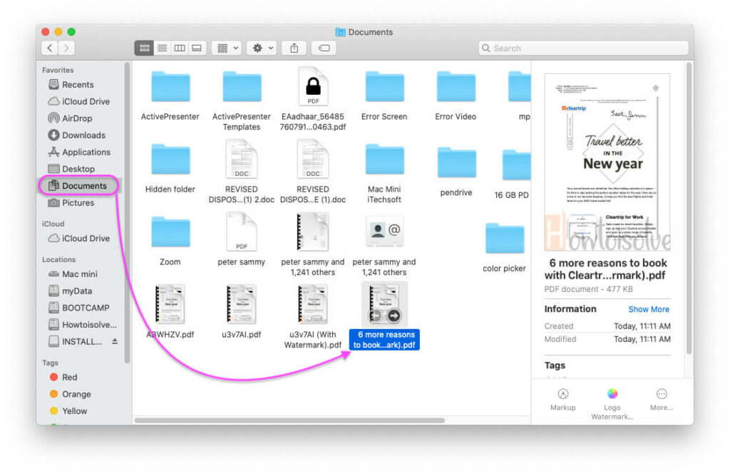 How to Add Watermark to PDF on Mac (Sonoma included)