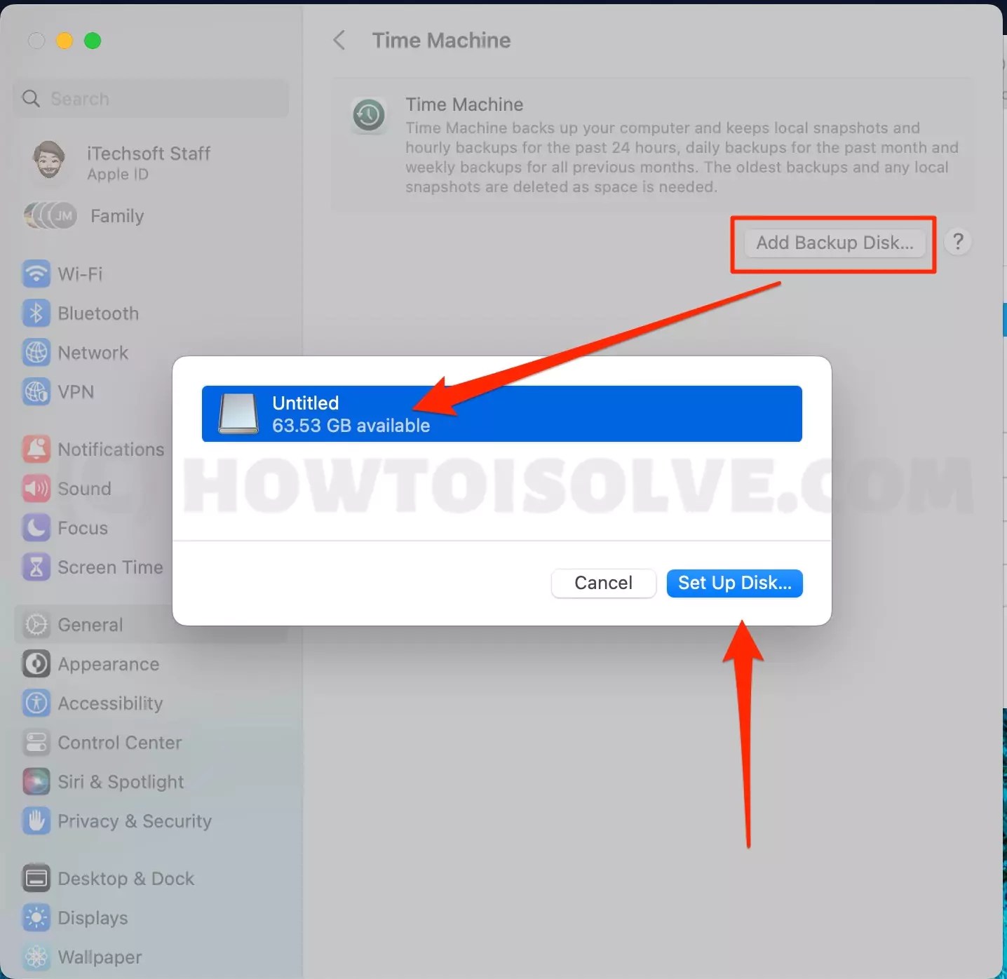Fix Time Machine Stuck On Preparing Backup on Mac (Sonoma, Ventura)
