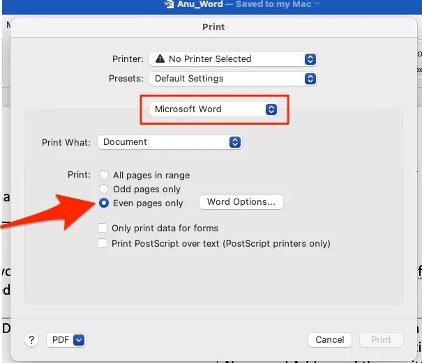 How to Print DoubleSided on Mac (2022) Monterey Notes, PDF, Word