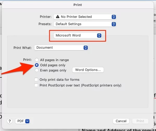 How to Print DoubleSided on Mac (2022) Monterey Notes, PDF, Word