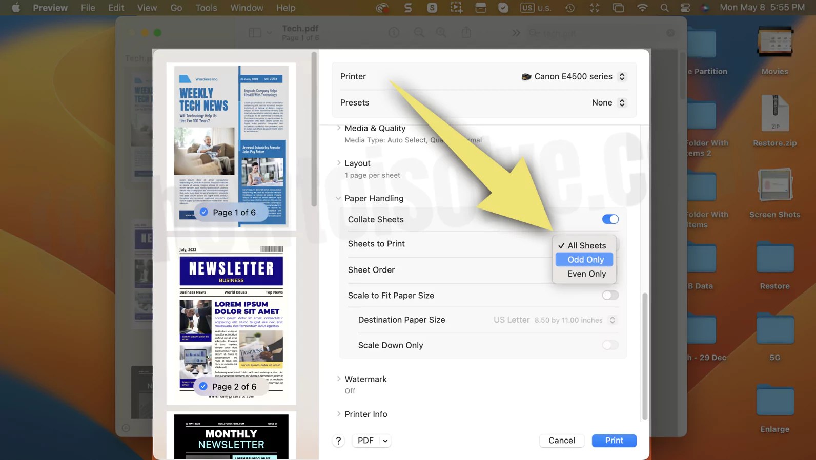 How to Print Double Sided on Mac (Sonoma Update)
