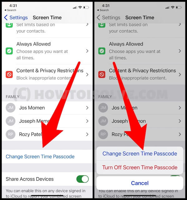 How to Screen Time Passcode on iPhone, iPad Stepwise Guide