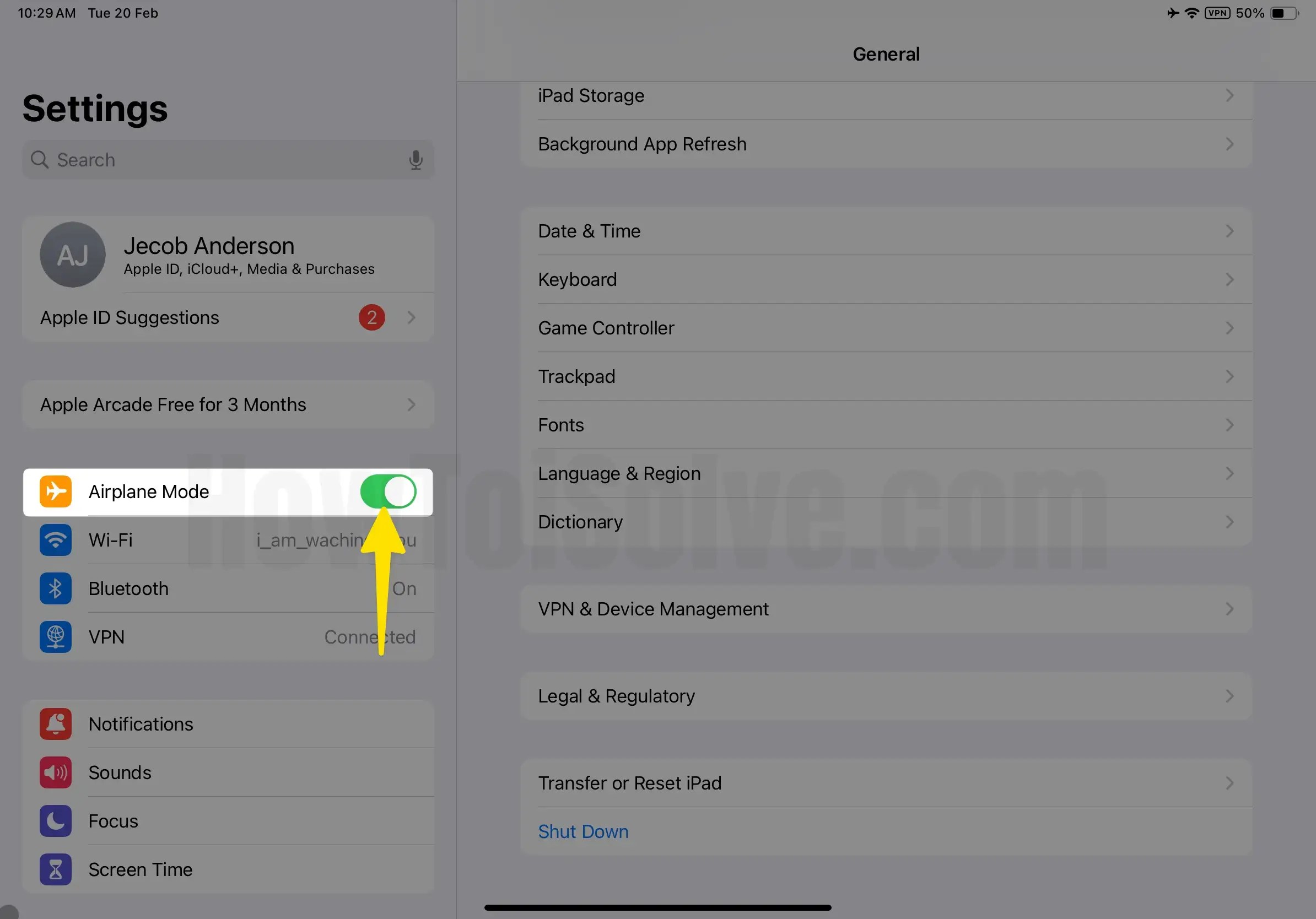 Fix Cellular Data on iPad Not working after iPadOS 17 Update