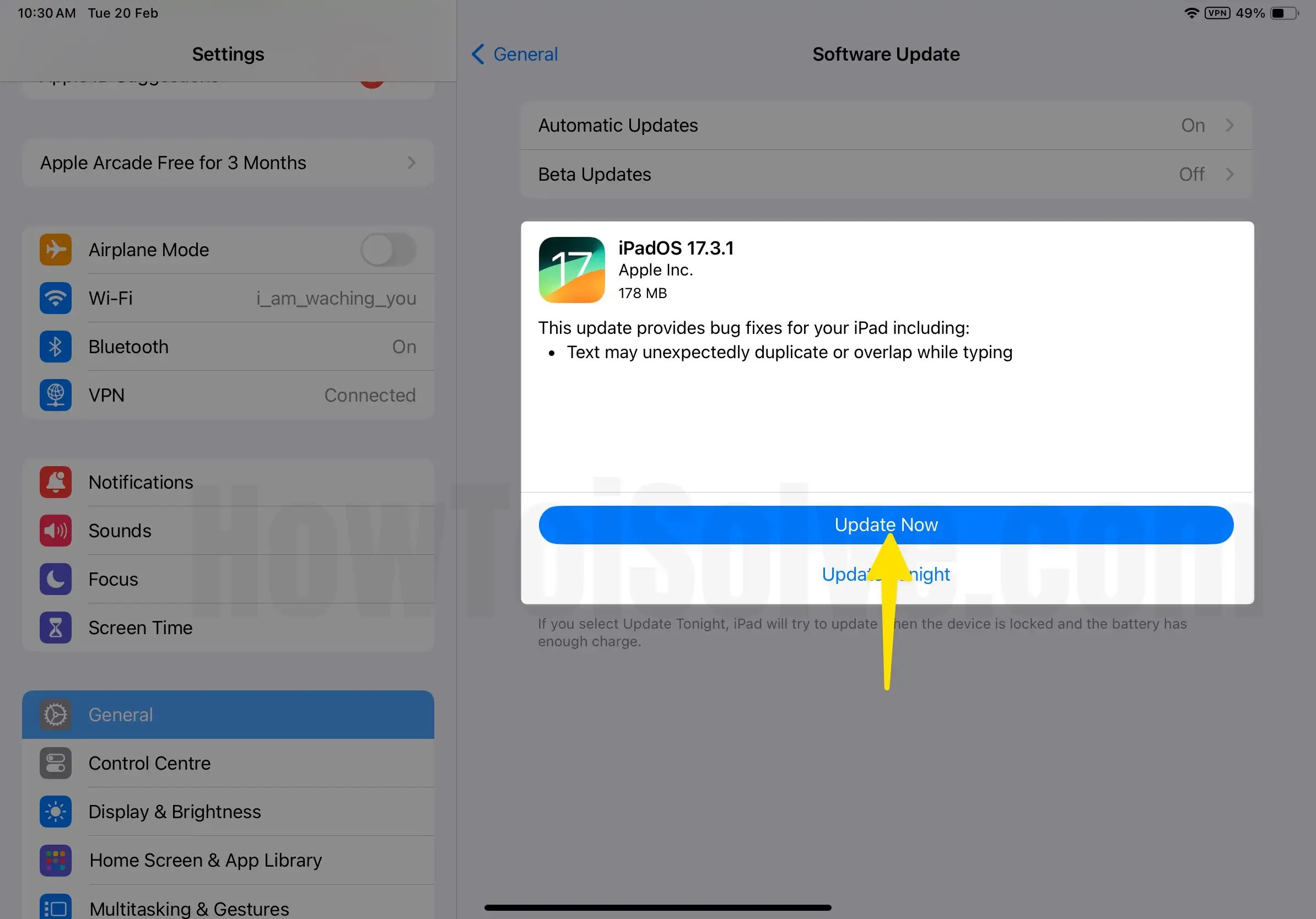 Fix Cellular Data on iPad Not working after iPadOS 17 Update