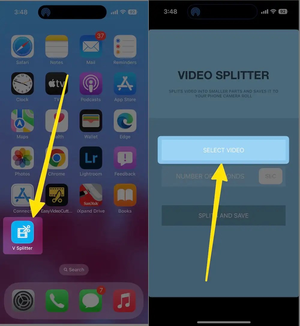 How to post more than 30 seconds video on whatsapp status iPhone
