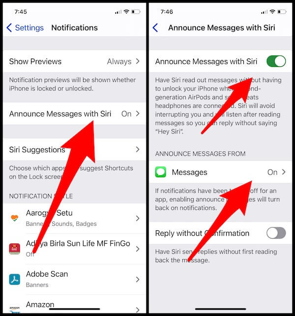 how to Stop Siri from Reading Messages on Airpods On iPhone 13 Pro max