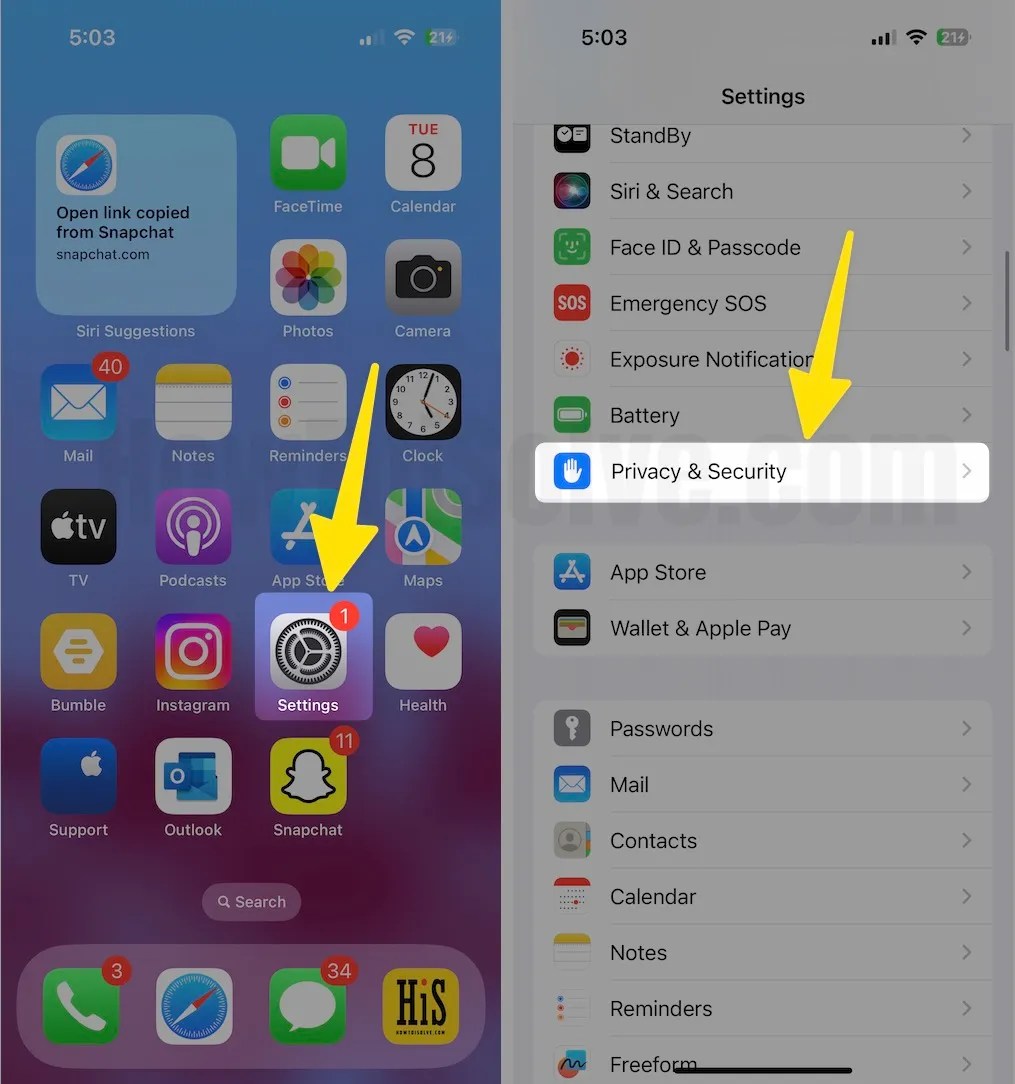 7 Ways to Fix iPhone Camera access not showing in Settings (iOS 17.2.1)