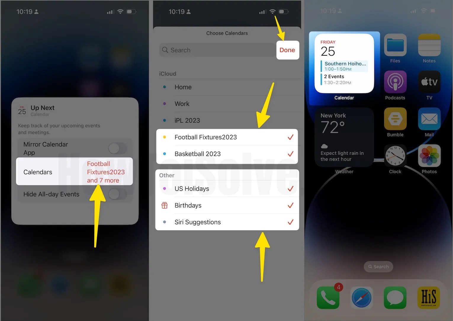 How To Add Calendar Widget To iPhone Lock and home screen (iOS 17.5.1)