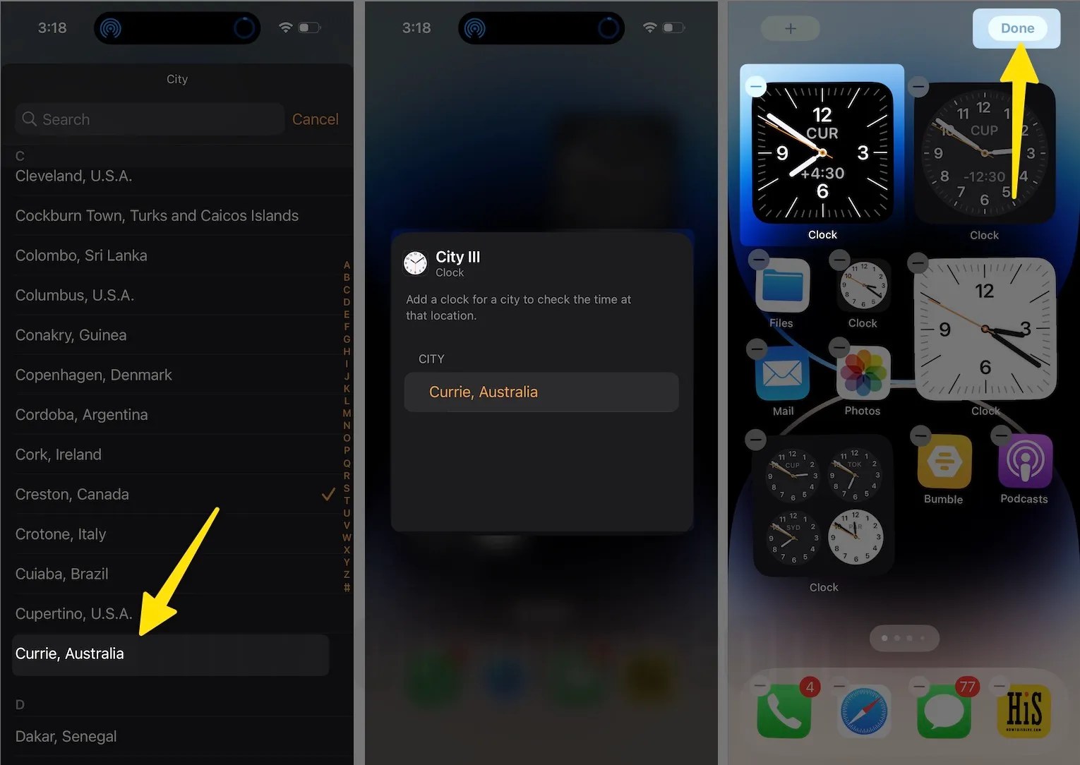How To Add Clock Widget On iPhone Lock and Home Screen