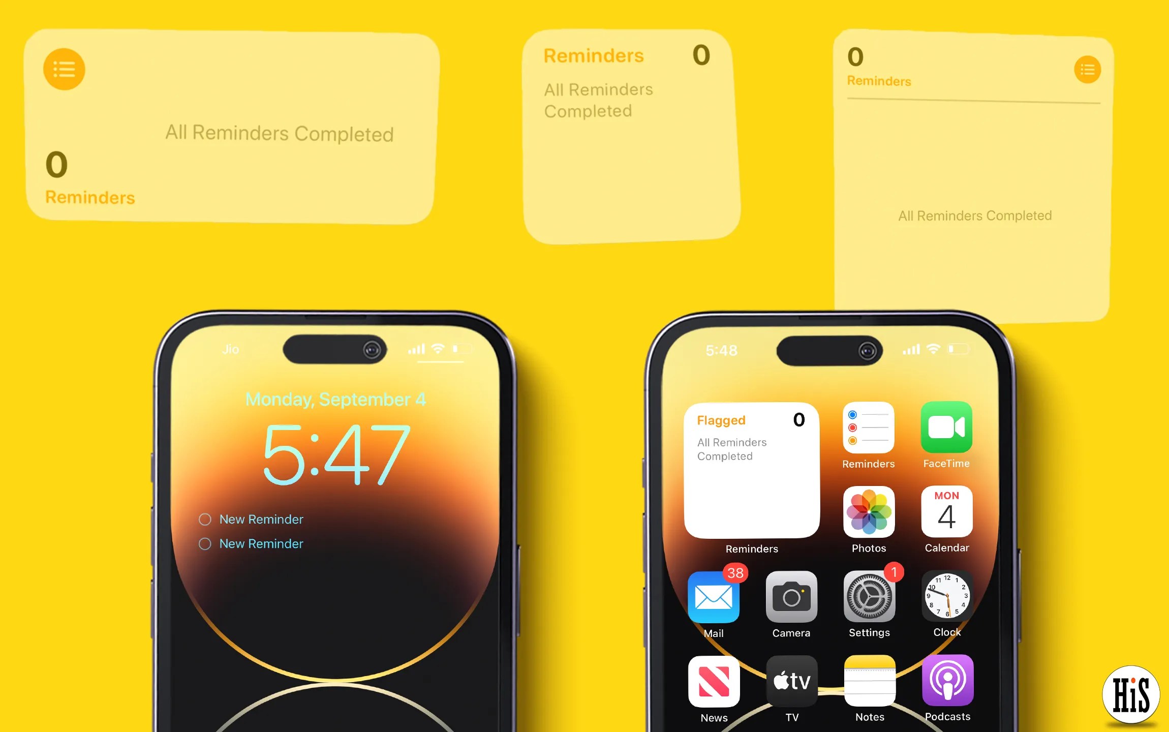 How to Add Reminder Widget on iPhone Lock + Home Screen (iOS 18/17.7)