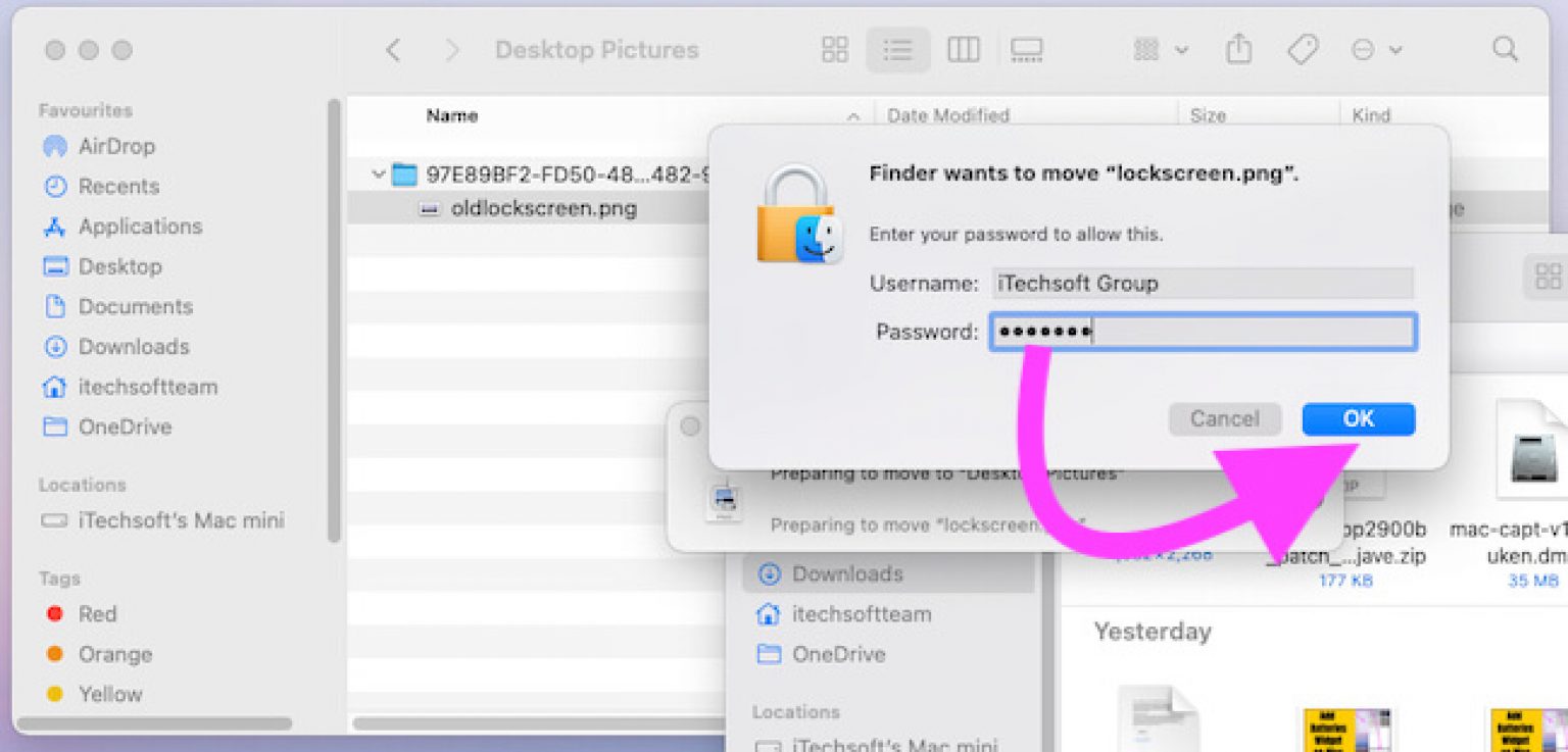 Change Login Screen Background On Mac Monterey/Big Sur