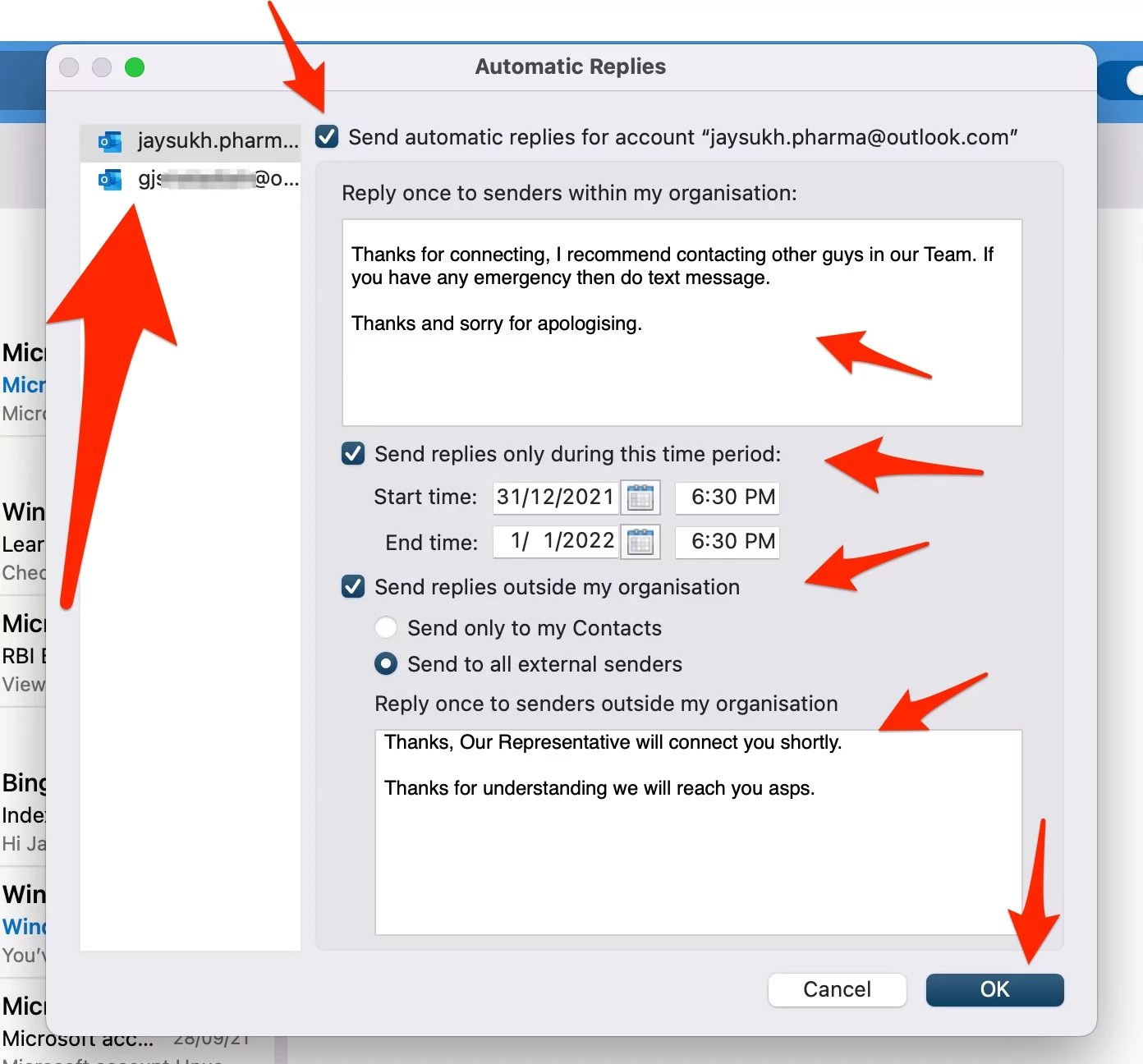 How to Set Out of Office Outlook iPhone, Android, Mac & PC (Auto)