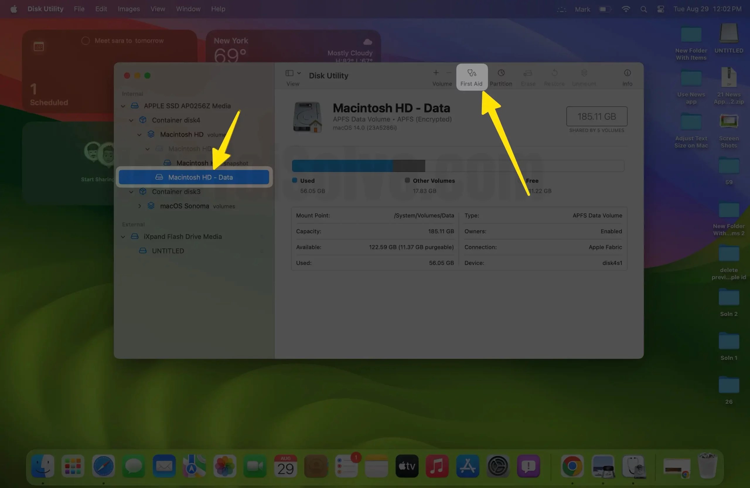 The Disk "Macintosh HDData" Can't Be Unlocked (Sequoia/Sonoma, Ventura)