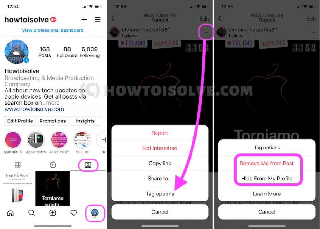 How to Hide Tagged Instagram Photos From Profile on iPhone, Android/PC How to Hide Tagged Instagram Photos From Profile on iPhone, Android/PC